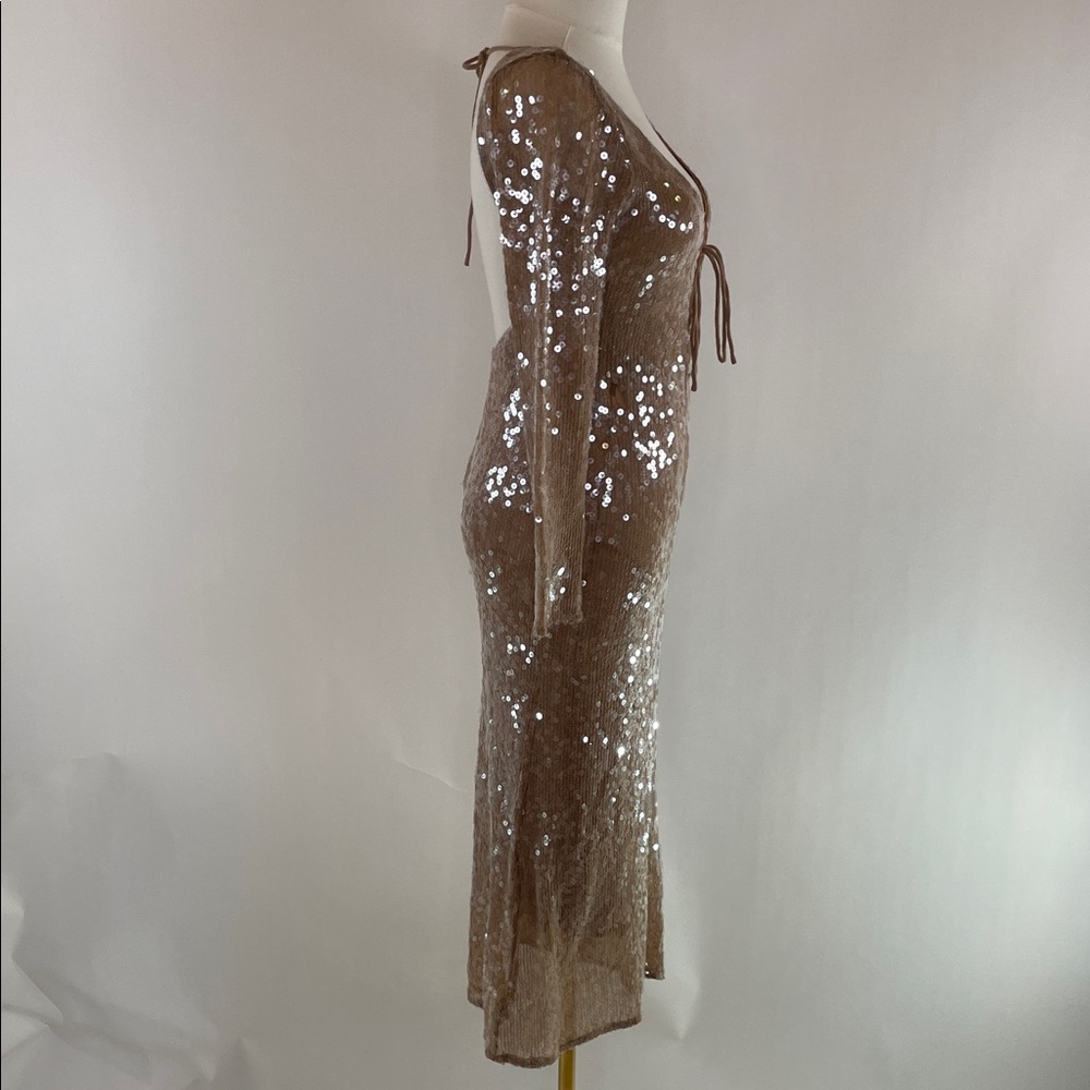 Bardot Verona Sequin Dress, M - Picture 7 of 10